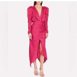 Ronny Kobo Pink Burnout Dress